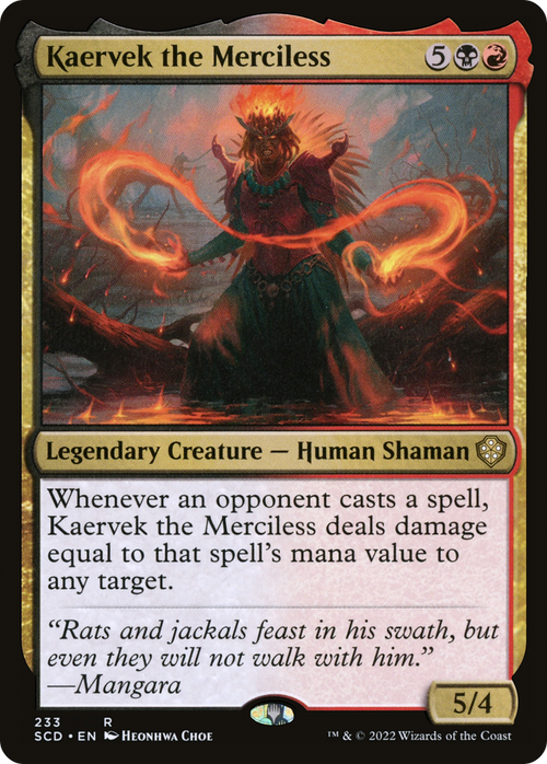 Kaervek the Merciless (SCD-233) - Starter Commander Decks