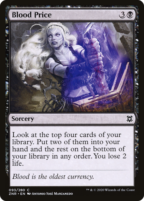 Blood Price (ZNR-093) - Zendikar Rising Foil