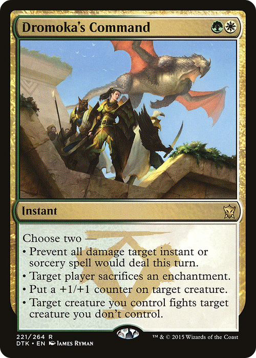 Dromoka's Command (DTK-221) - Dragons of Tarkir