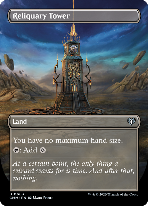 Reliquary Tower (Borderless) (CMM-663) - Commander Masters