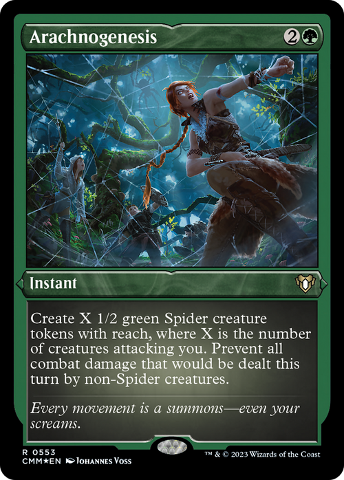Arachnogenesis (Foil Etched) (CMM-553) - Commander Masters Foil
