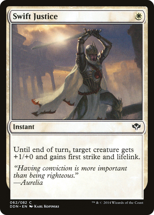 Swift Justice (DDN-062) - Duel Decks: Speed vs. Cunning
