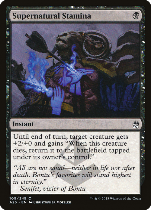 Supernatural Stamina (A25-109) - Masters 25 Foil