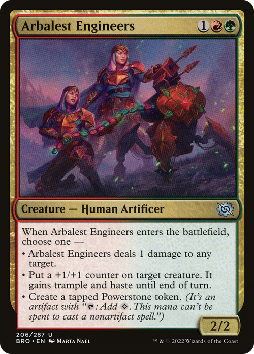 Arbalest Engineers (BRO-206) - The Brothers' War Foil