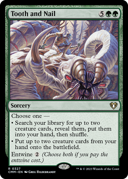 Tooth and Nail (CMM-327) - Commander Masters Foil