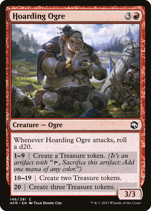 Hoarding Ogre (AFR-146) - Adventures in the Forgotten Realms