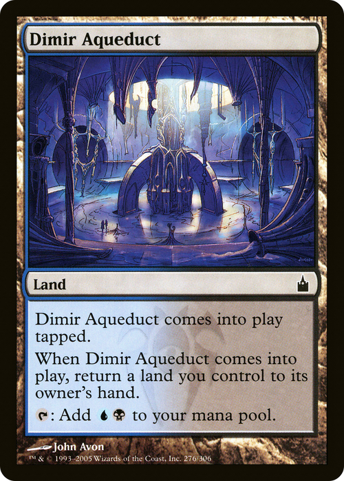 Dimir Aqueduct (RAV-276) - Ravnica: City of Guilds Foil