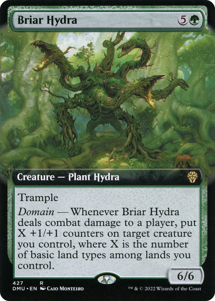 Briar Hydra (Extended Art) (DMU-427) - Dominaria United: (Extended Art) Foil