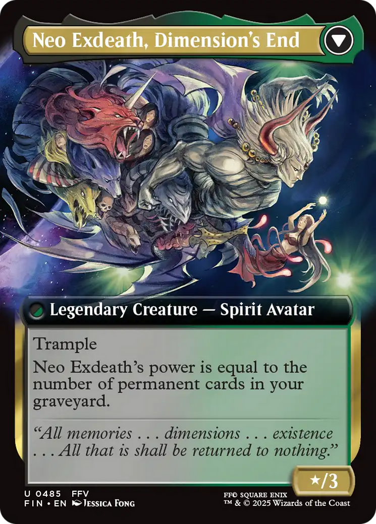Exdeath, Void Warlock (Extended Art) (FIN-485) - FINAL FANTASY: (Extended Art) Foil