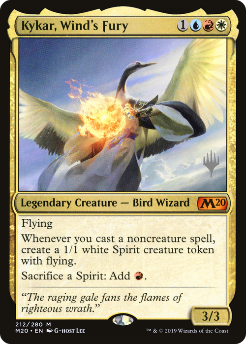 Kykar, Wind's Fury (PPM20-212) - Core Set 2020 Promos Foil