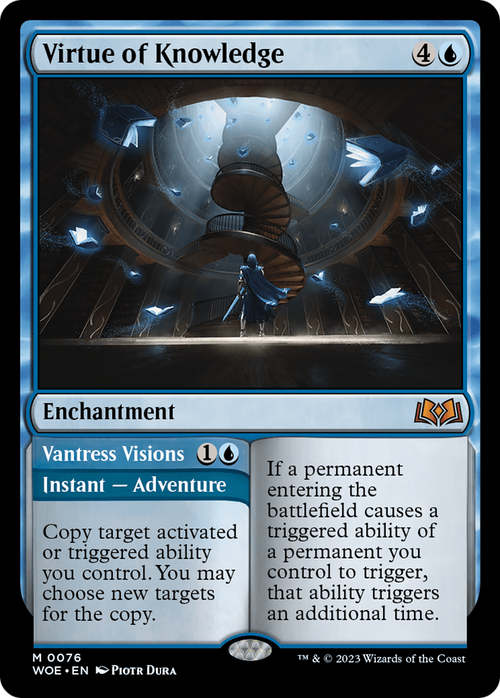 Virtue of Knowledge (WOE-076) - Wilds of Eldraine Foil