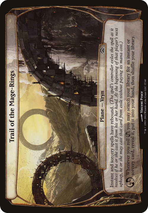 Trail of the Mage-Rings (Planechase 2012) (OVER-037) - Planechase 2012 Planes