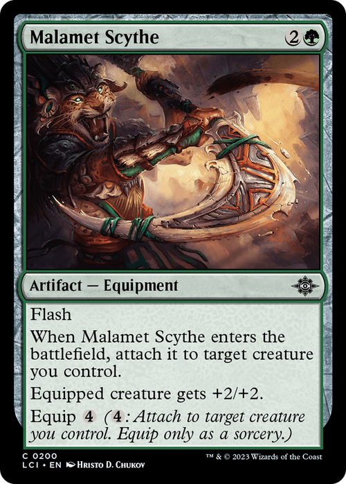 Malamet Scythe (LCI-200) - The Lost Caverns of Ixalan Foil