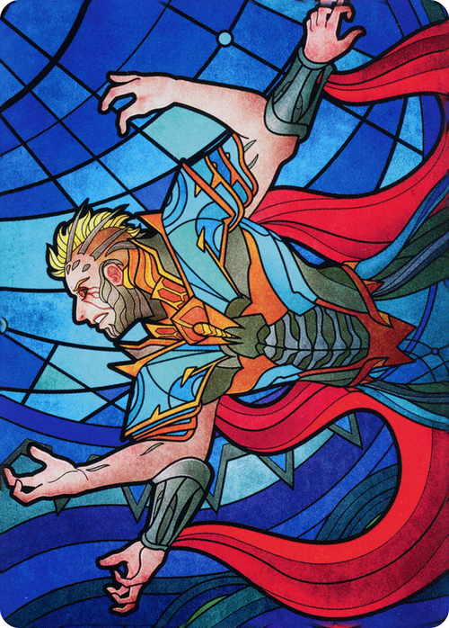 Ertai Resurrected // Ertai Resurrected (ADMU-070) - Dominaria United Art Series (Borderless) Foil