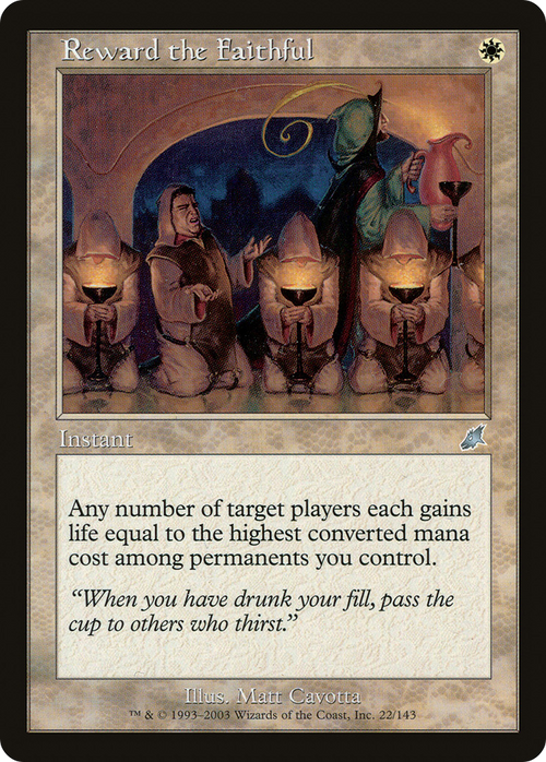 Reward the Faithful (SCG-022) - Scourge