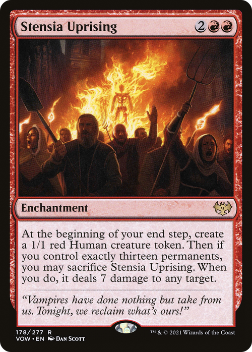 Stensia Uprising (VOW-178) - Innistrad: Crimson Vow