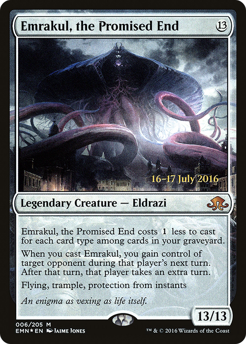 Emrakul, the Promised End (PRE-06S) - Eldritch Moon Promos Foil