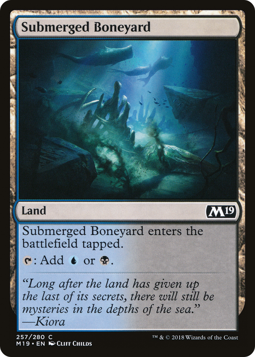 Submerged Boneyard (M19-257) - Core Set 2019