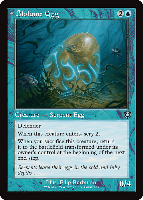Biolume Egg (Retro Frame) (INR-455) - Innistrad Remastered Foil