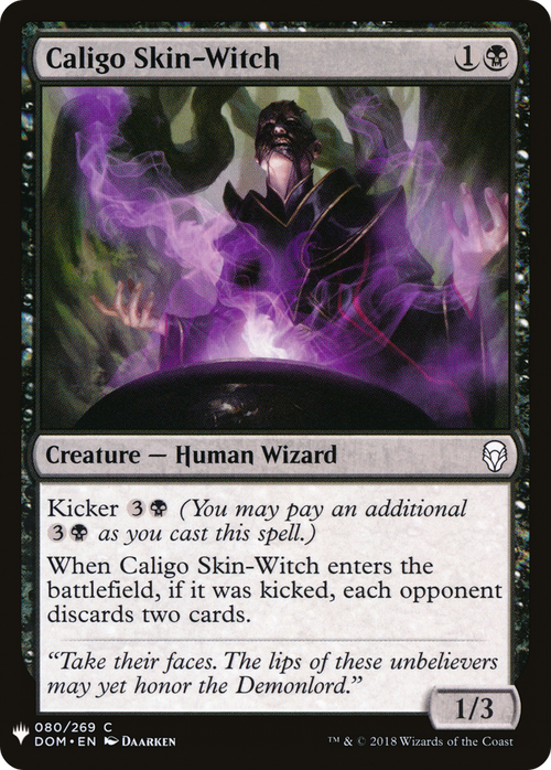 Caligo Skin-Witch (LIST-DOM-80) - The List