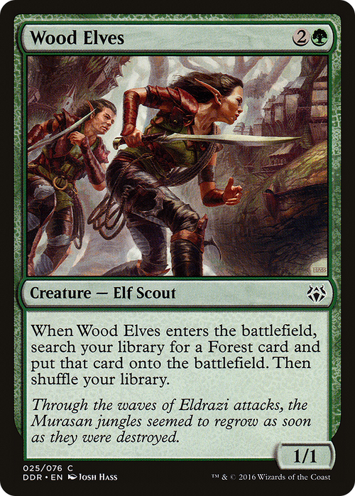 Wood Elves (DDR-025) - Duel Decks: Nissa vs. Ob Nixilis