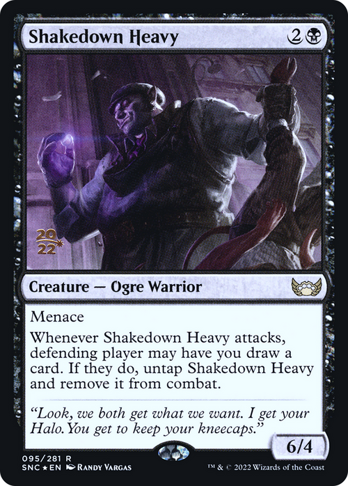 Shakedown Heavy (PRE-095) - Streets of New Capenna Promos Foil