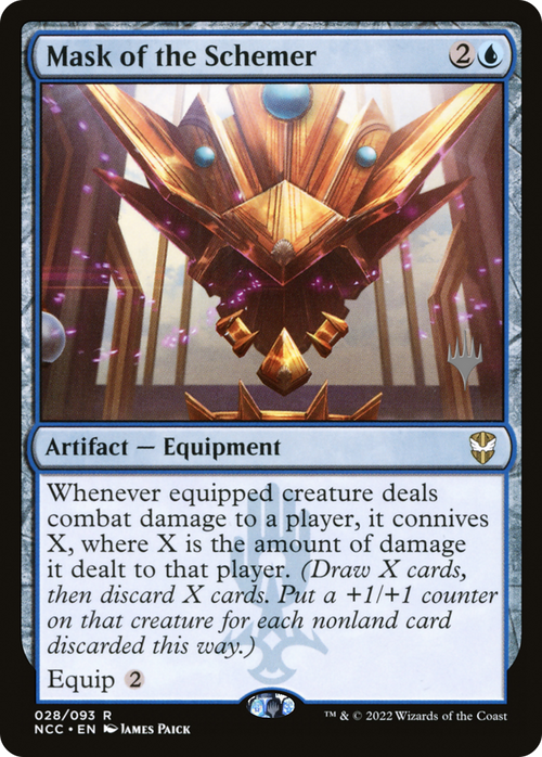 Mask of the Schemer (PPSNC-028) - New Capenna Commander Promos Foil