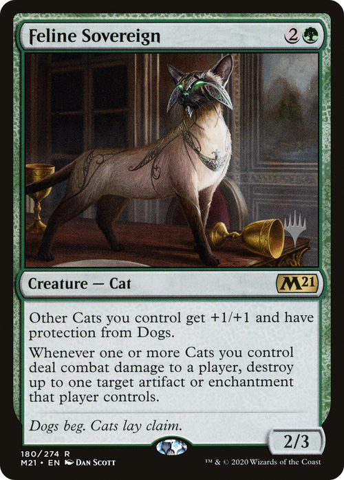Feline Sovereign (PPM21-180) - Core Set 2021 Promos