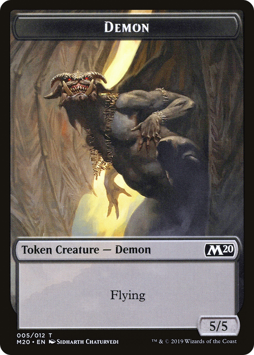 Demon Token (M20-005) - Core Set 2020 Tokens
