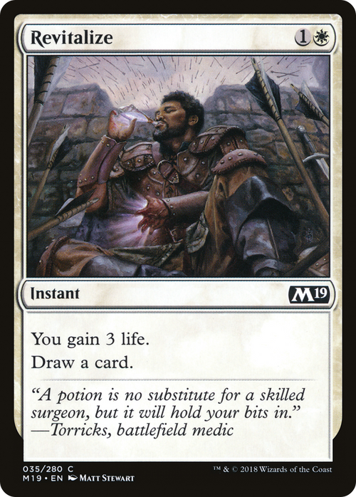 Revitalize (M19-035) - Core Set 2019 Foil