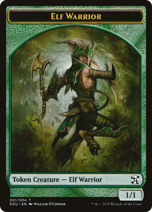 Elf Warrior Token (DDU-001) - Duel Decks: Elves vs. Inventors Tokens