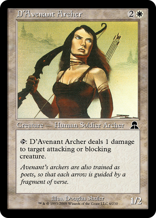 D'Avenant Archer (ME3-006) - Masters Edition III Foil