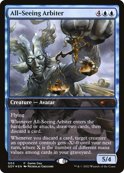 All-Seeing Arbiter (GAME-003) - Game Day Promos Foil
