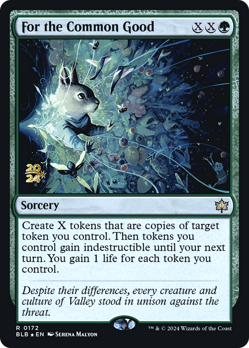 For the Common Good (PRE-172) - Bloomburrow Promos Foil