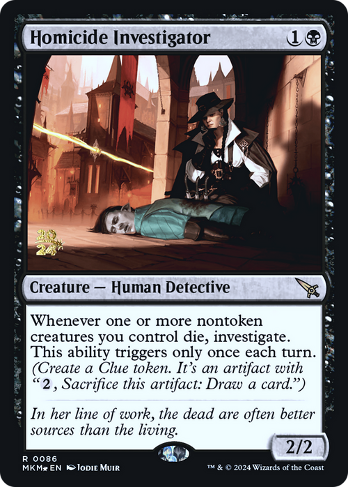 Homicide Investigator (PRE-086) - Murders at Karlov Manor Promos Foil