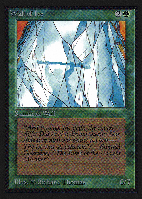 Wall of Ice (IE) (IED-) - Intl. Collectors' Edition