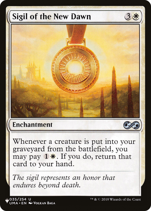 Sigil of the New Dawn (LIST-UMA-35) - The List