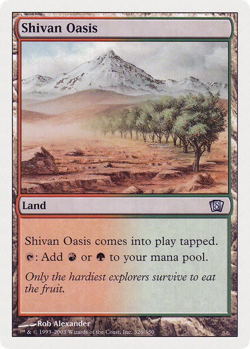 Shivan Oasis (8ED-326) - 8th Edition