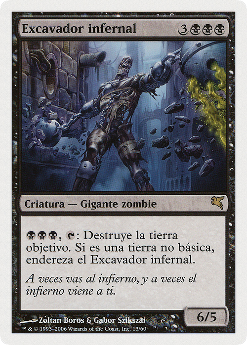 Helldozer (Spanish) - "Excavador infernal" (PSAL-F13) - Salvat 2005