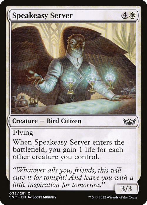 Speakeasy Server (SNC-032) - Streets of New Capenna Foil