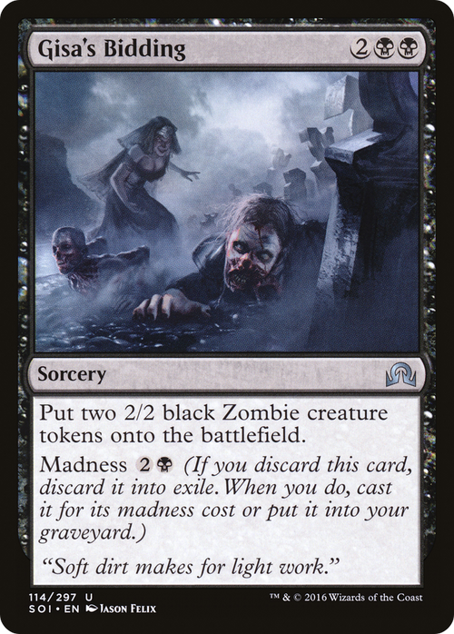 Gisa's Bidding (SOI-114) - Shadows over Innistrad