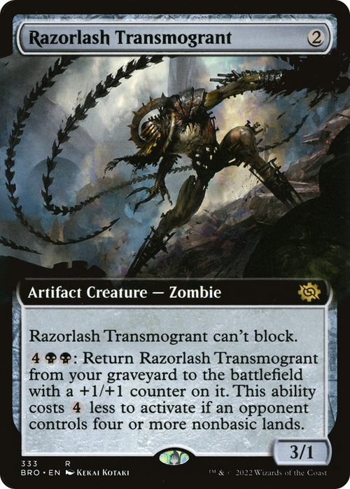 Razorlash Transmogrant (Extended Art) (BRO-333) - The Brothers' War: (Extended Art)
