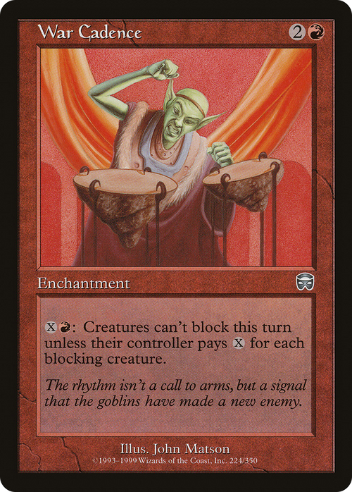War Cadence (MMQ-224) - Mercadian Masques