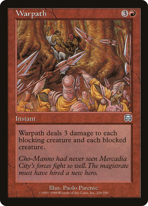 Warpath (MMQ-226) - Mercadian Masques