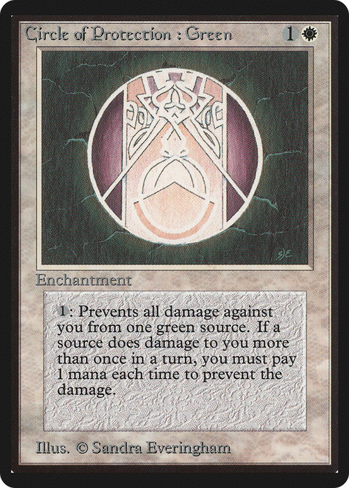 Circle of Protection: Green (LEB-) - Limited Edition Beta