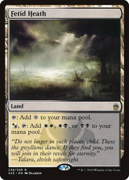 Fetid Heath (A25-238) - Masters 25 Foil