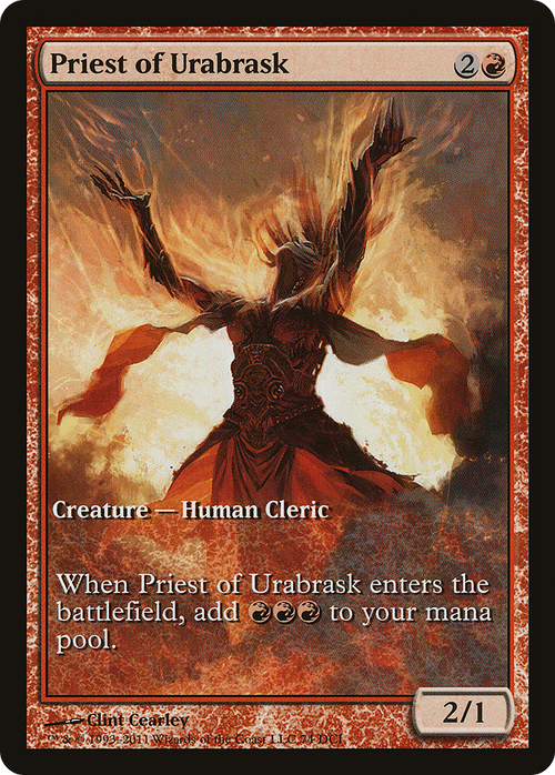 Priest of Urabrask (GAME-074) - DCI Promos