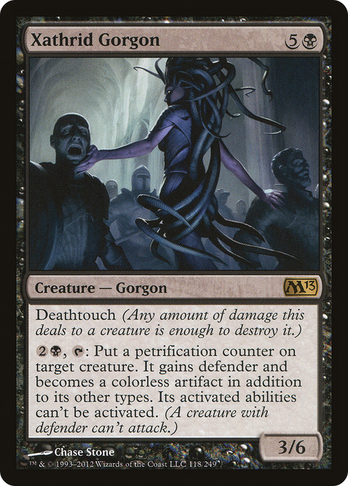 Xathrid Gorgon (M13-118) - Magic 2013 Foil