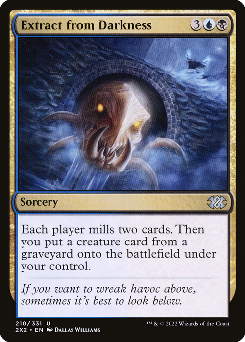 Extract from Darkness (2X2-210) - Double Masters 2022