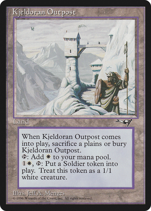 Kjeldoran Outpost (ALL-184) - Alliances